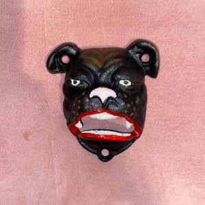 Vintage Cast Iron Bulldog Wall Mount